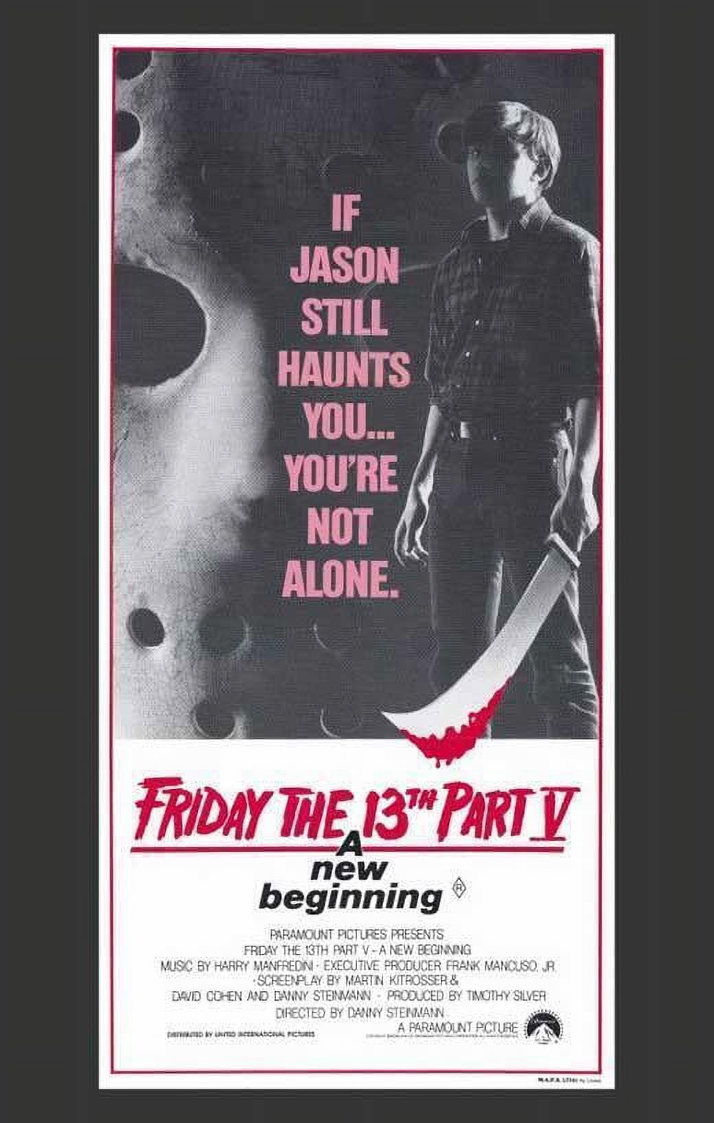 Friday the 13th, Part 5 A New Beginning Movie POSTER 11" x 17" Style A