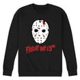 thumbnail image 1 of Friday the 13th - Ski Mask And Logo - Men's Crew Neck Fleece Pullover, 1 of 5