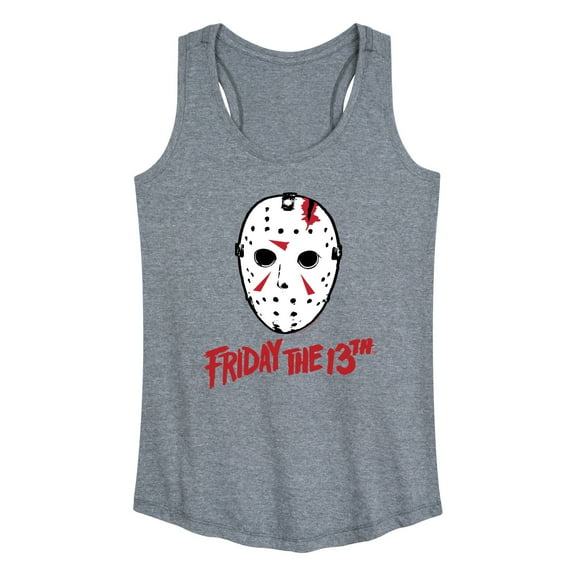 Friday the 13th - Ski Mask And Logo - Women's Racerback Tank Top