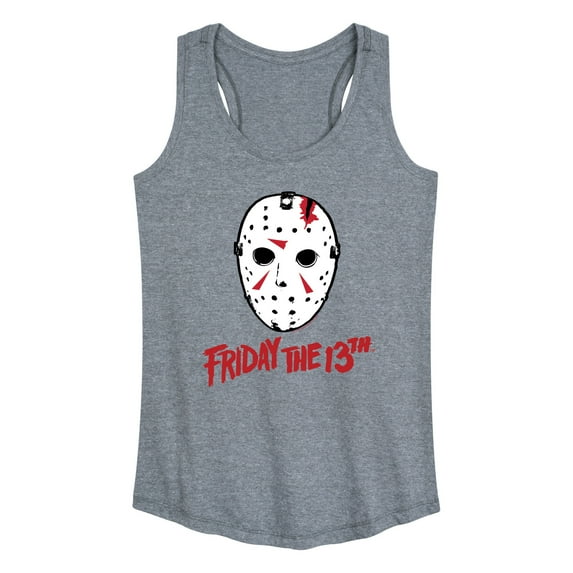Friday the 13th - Ski Mask And Logo - Women's Racerback Tank Top