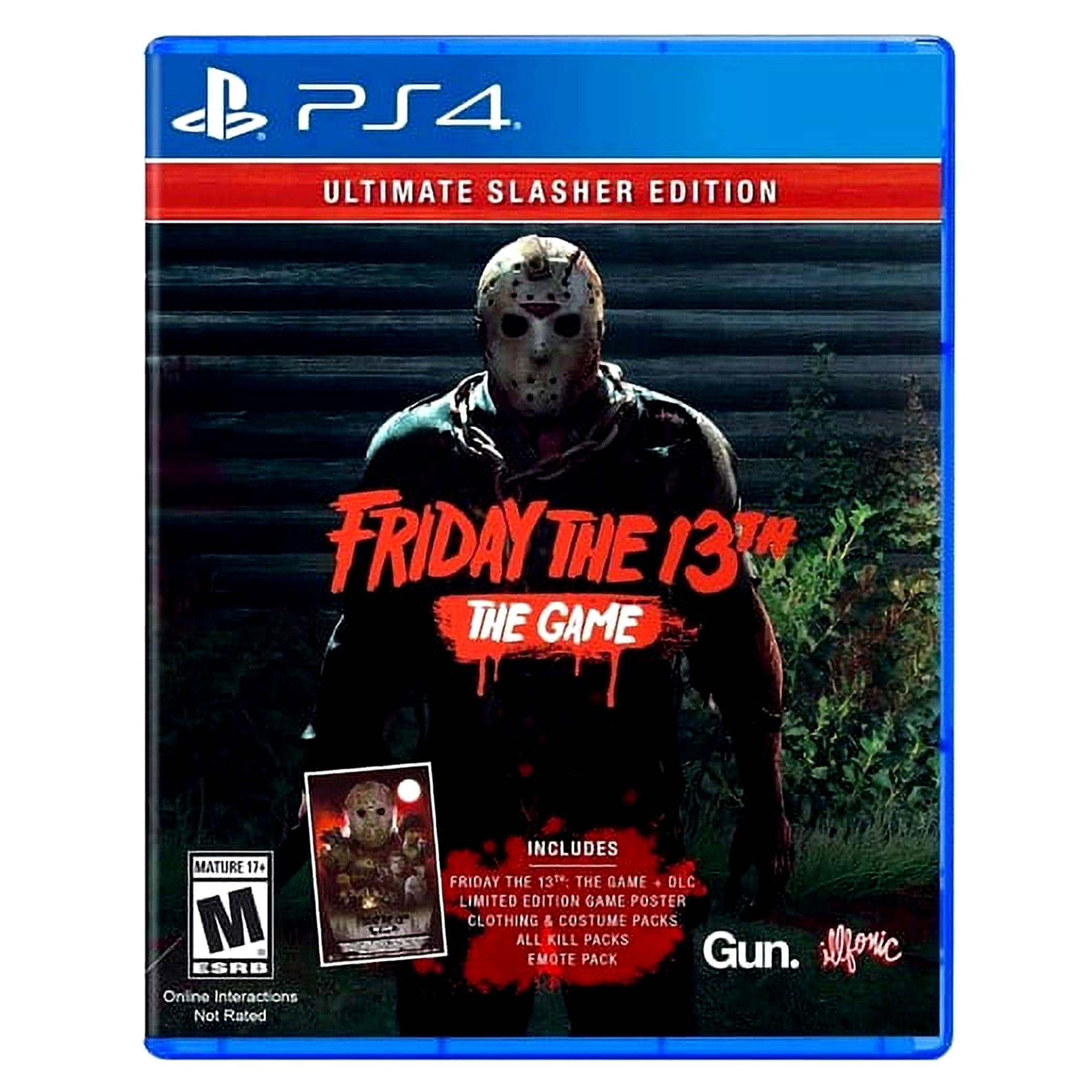 PlayStation4 - dill Friday the 13th: The Game - Ultimate Slasher Edition, PS4 Horror