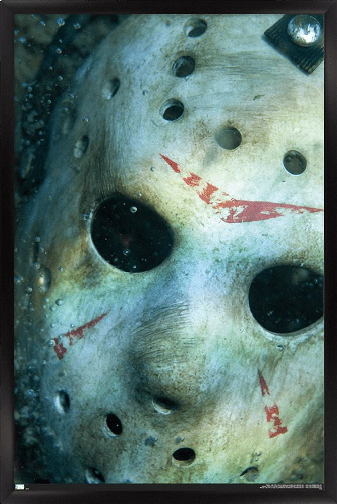 Friday the 13th - Underwater Wall Poster, 22.375" x 34", Framed