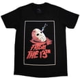 thumbnail image 1 of Friday the 13th Unisex T-Shirt: Jason Blood Mask (X-Large), 1 of 4