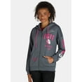 thumbnail image 1 of Friday the 13th Women’s Graphic Zip-Front Hoodie, Sizes XXS-XXL, 1 of 5