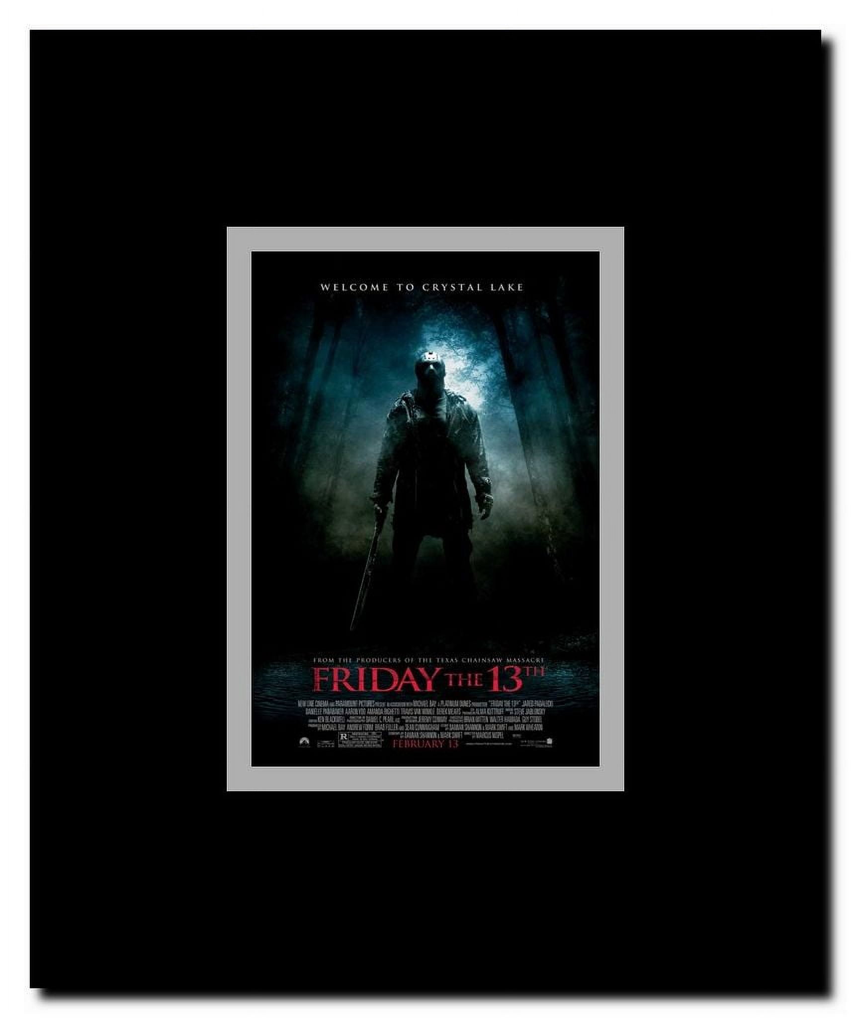 Friday the 13th c.2009 - style C Framed Movie Poster