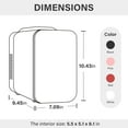 thumbnail image 1 of Fridge, 4L Portable Cooler & Warmer - Small Refrigerator for Skincare, Beverage, Food, 1 of 6