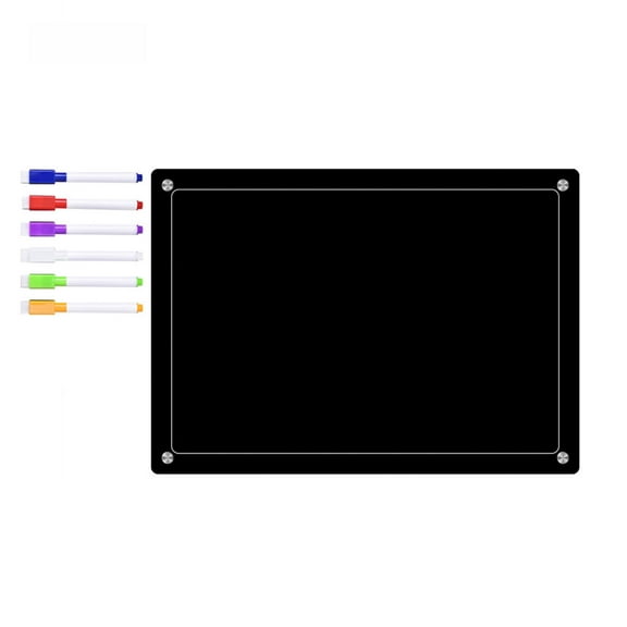Fridge Calendar Weekly Planner Calendar Chalkboard Board for Fridge Grocery Shopping List