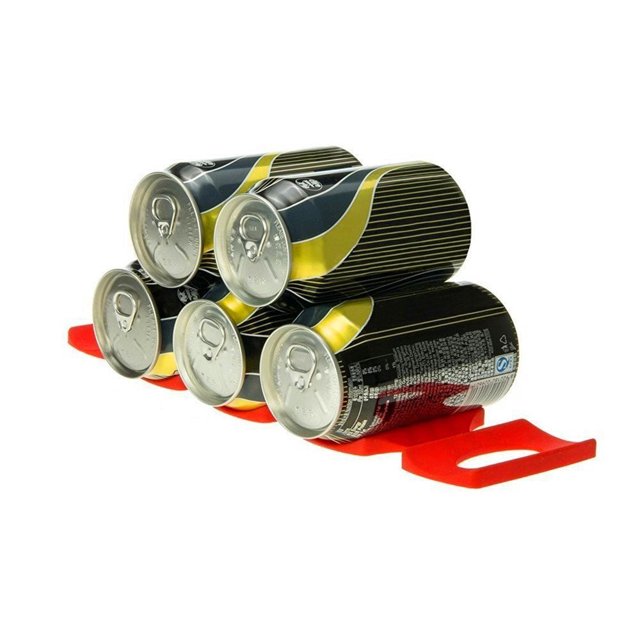 Fridge Can Bottle Rack Organiser Holder Mat Stacking Tidy Tool