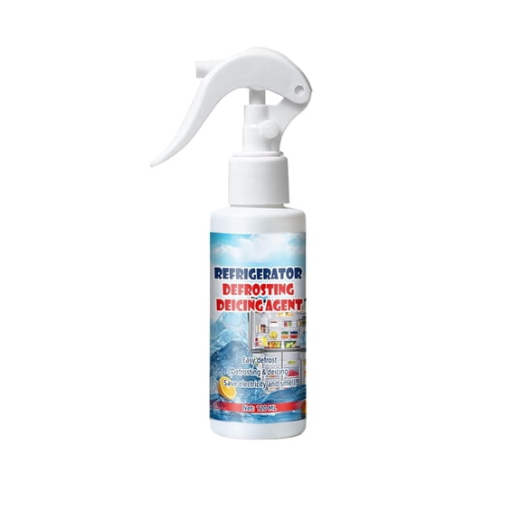 Fridge Defrosting Spray, Ice Melting Cleaner, Deodorizer For Refrigerator, Freezer And Household Appliances, 120Ml 1Pc