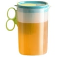thumbnail image 1 of Fridge Door Water Pitcher with Handle,Clear Plastic Pitcher With Lid,Slim Water Pitcher for Fridge Door,Making Teas and Juices,Cold Kettle Capacity, 1 of 6