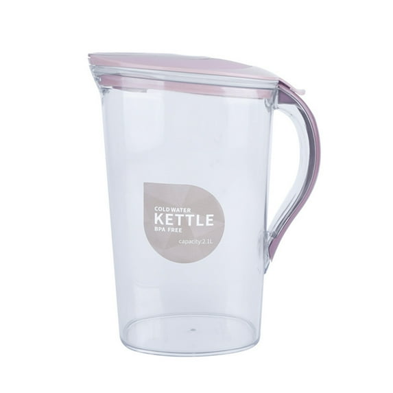 Fridge Door Water Pitcher with Lid Perfect for Making Tea, Juice And Cold Drink, 1.4L Water Jug Made of Clear pLASTIC