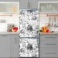 thumbnail image 1 of Fridge Door Wrap Vinyl Sticker - Decor Front Refrigerator PVC Wallpaper Decal - Freezer Covering Art, 1 of 5