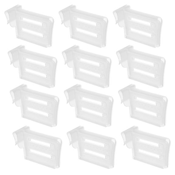 Fridge Drawer Dividers,12PACK Plastic Kitchen Refrigerator Side Door Separator Shelf Organizer for Freezer,Keep Tidy Shelf Organizer