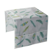 Fridge Dustproof Cover, Refrigerator Dust Cloth,Multipurpose Proof Cover,Refrigerator Washing Machine Top Cover with Kitchenware Organizer Pockets