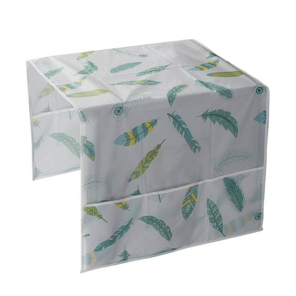 Fridge Dustproof Cover, Refrigerator Dust Cloth,Multipurpose Proof Cover,Refrigerator Washing Machine Top Cover with Kitchenware Organizer Pockets