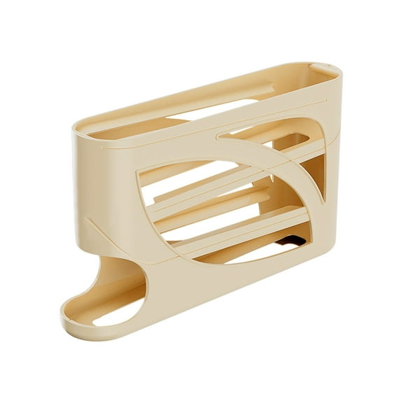 Fridge Egg Holder, 30 Egg Organizer/Tray for Refrigerator, 4 Tiers Egg Dispenser, Fridge Organizers and Storage for Kitchen (Beige)