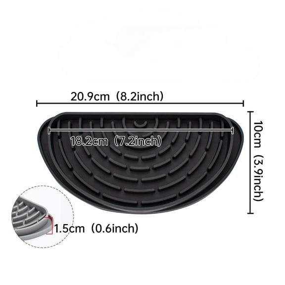 Refrigerator Drip Catcher Tray Mini Fridge Tray Protects Ice and Water Dispenser Pan Fridge Spills Water Pad for Spills Build Up and Water Splat Catcher Tray Mini Fridge Tray Prote