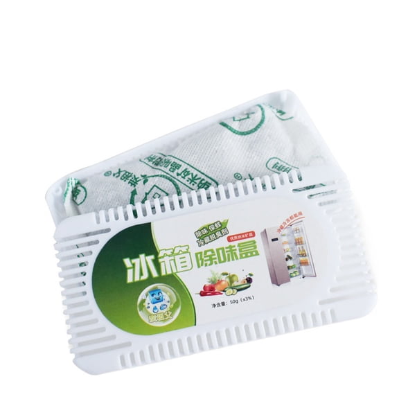 Fridge Fridge Deodorizer (2 Pack) - More Effective Than Baking Soda - Natural and Unscented Activated Charcoal Refrigerator Deodorizer and Odor Eliminator for Freezers, Coolers, and Lunch Boxes