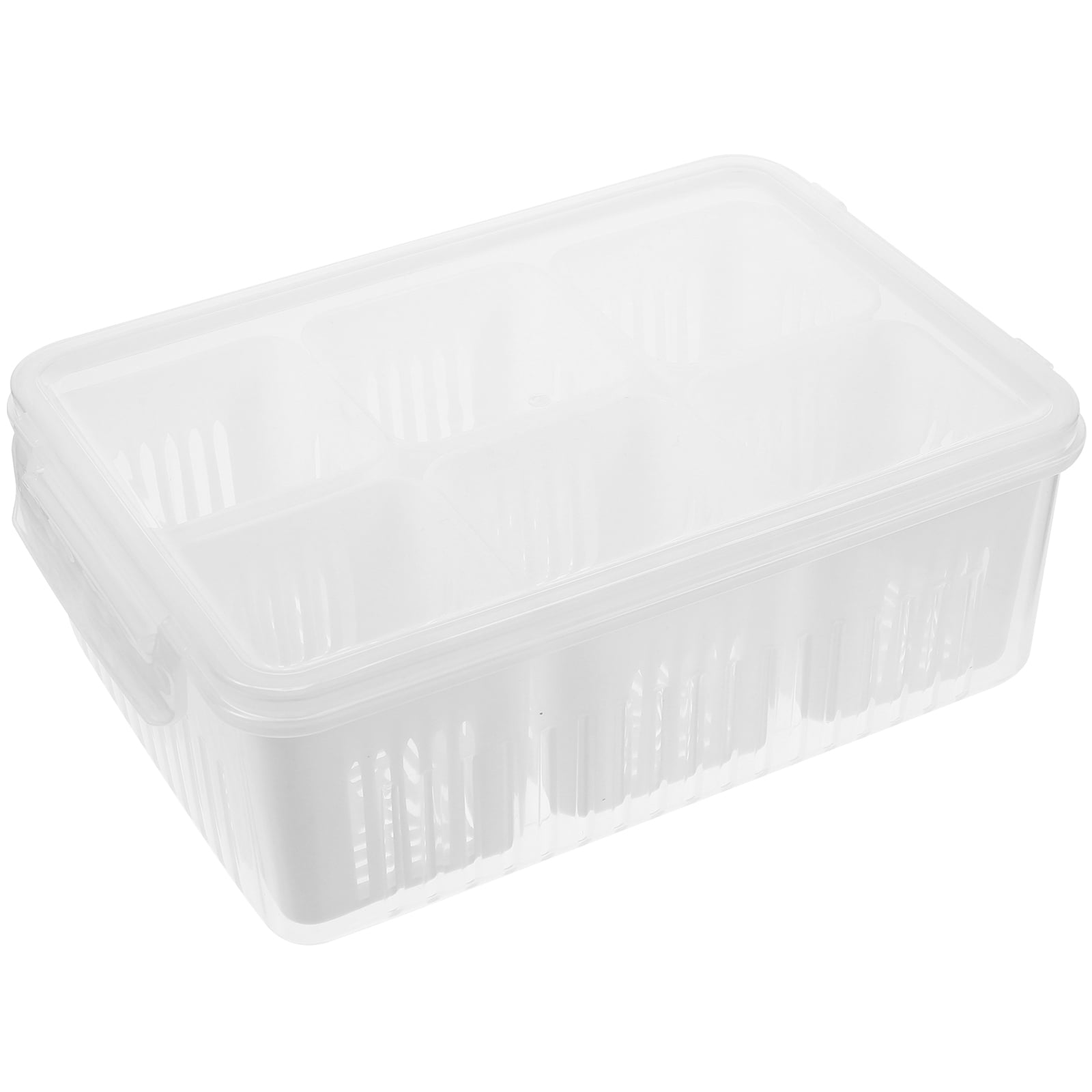 Fridge Garlic Keeper Organizer Storage Box Food Storage Containers with