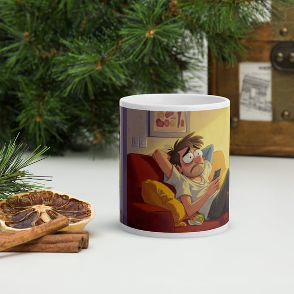 Fridge Glow Philosopher Bold 11oz Ceramic Mug
