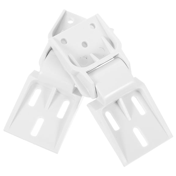 FENGGUIQU 2-Pack Plastic Refrigerator Hinge Snap Hooks Foldable Latches for Freezer Door Replacement