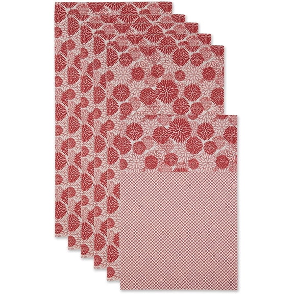Fridge Liner Collection Non-Adhesive, Cut to Fit, 12x24, Tango Red, 6 Piece