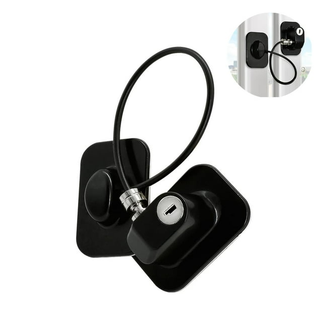 Fridge Lock, 2Pack, Keyed Refrigerator Lock, NoDrill Installation