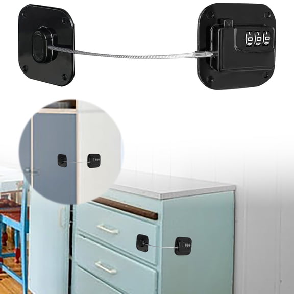 Fridge Lock Combination Refrigerator Lock Cabinet Locks For Easy Install Purpose