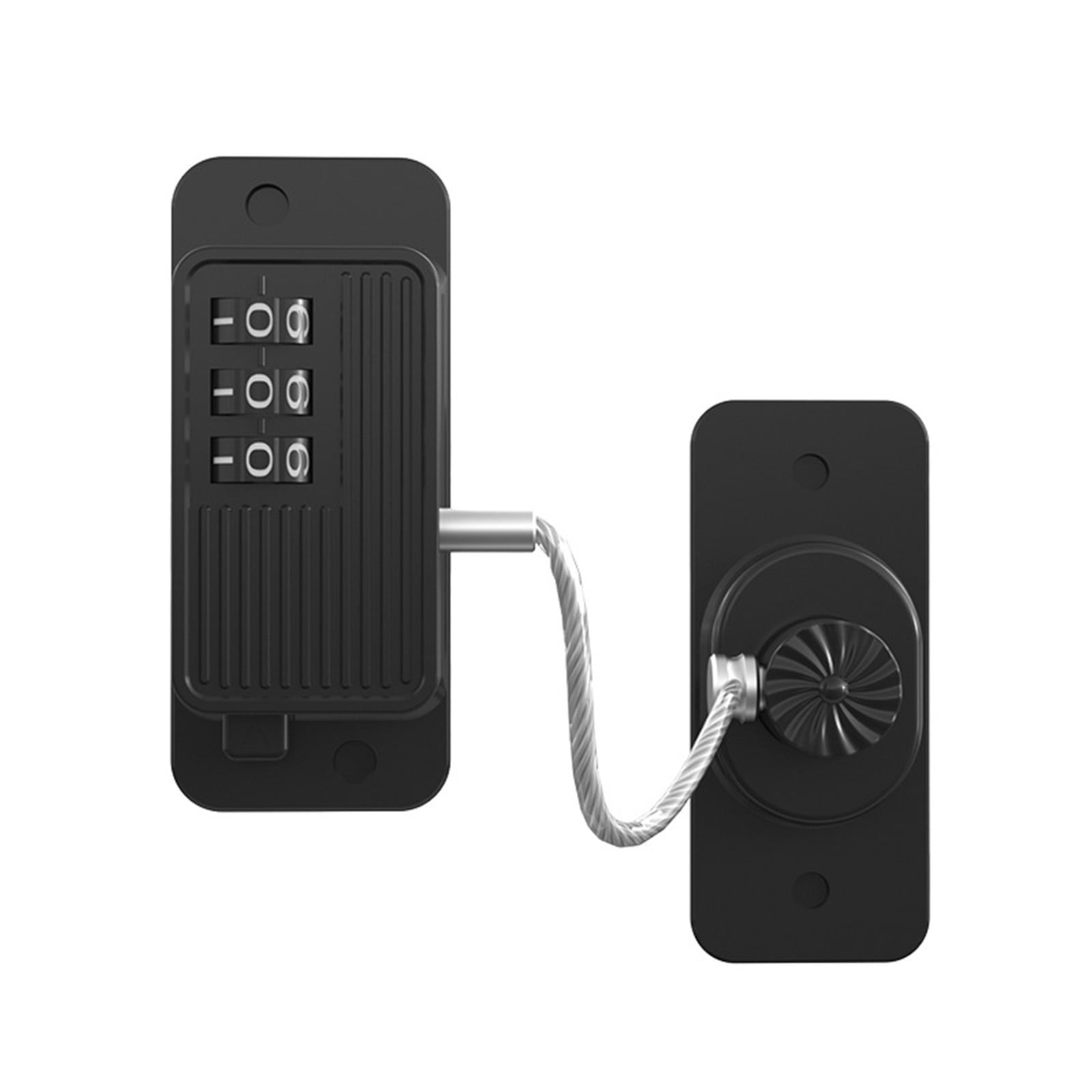 Fridge Lock Refrigerator Lock Combination Black Combo Fridge Locks with Code for Adults