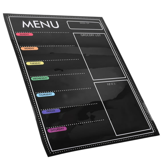 Fridge Magnet Dry Erase Board for Refrigerator Multipurpose Menu Board Kitchen Fridge Sticker Creative Magnetic Board Meal Board
