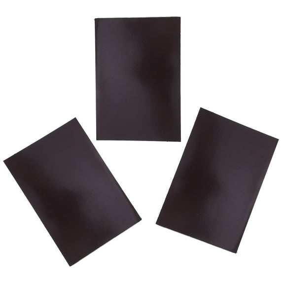 Fridge Magnet Magnets Peel and Stick Flexible Magnetic Rubber 3 Pcs Disk with Adhesive for Pictures