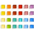 thumbnail image 1 of Fridge Magnet,Square Whiteboard Magnets for Office and Classroom,Colorful Decorative Magnets for Kitchen and Locker,Cute Refrigerator Magnets,24 Pcs,0.59 Inch, 1 of 8