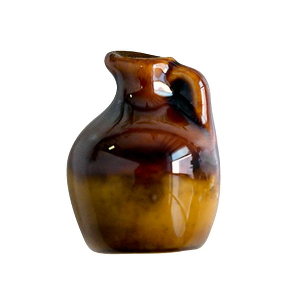 Fridge Magnetic Vase, Cute 3D Ceramic Vase Magnets with Reinforced Magnetic Design for Secure Adhesion To Refrigerator Whiteboard, Perfect for Kitchen Refrigerator Storage Cabinet