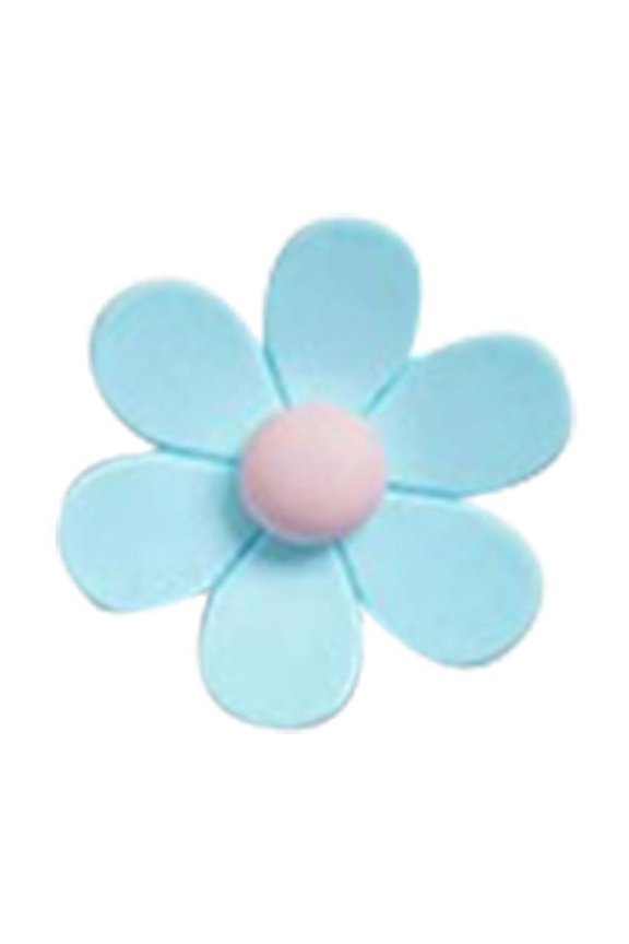 Fridge Magnets,3D Flower Shaped Cute Refrigerator Magnets,Colorful Decorative Magnets for Fridge,Funny Flower Magnet,Strong Surface Magnet for Office Kitchen Whiteboard Locker(1x1")(Blue)