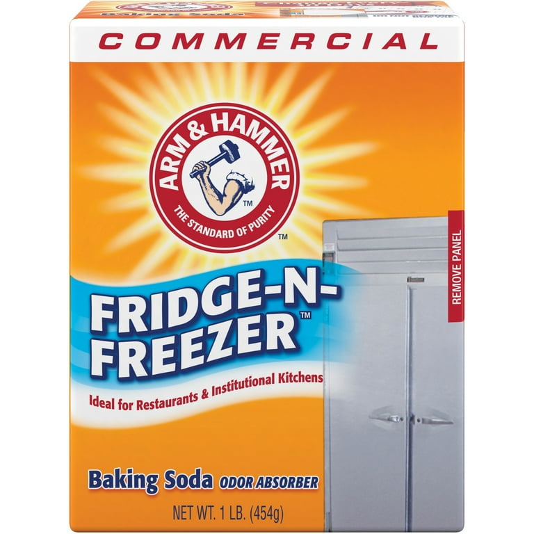 Fridge-n-Freezer Pack Baking Soda, Unscented, 16 oz, Powder Fridge-n-Freezer Pack Baking Soda, Unscented, 16 oz, Powder