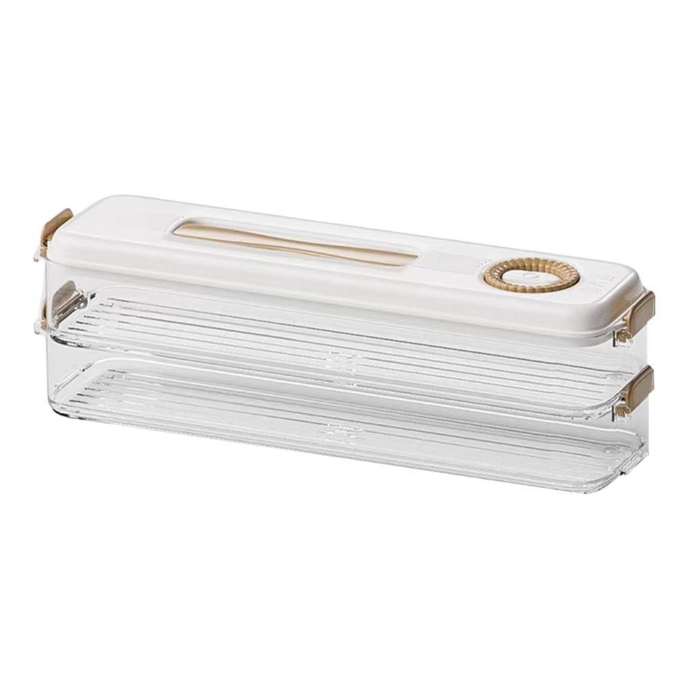 Fridge Organizer Bins | Meat Keeper Container Stackable With Lid And ...