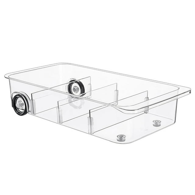 Fridge Organizer Bins on Wheels, Drawer Refrigerator Organizing
