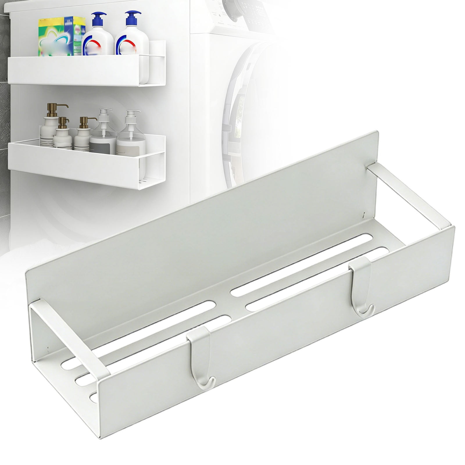 Fridge Organizer Storage Rack Black for Oven Refrigerator Cabinet Shelf
