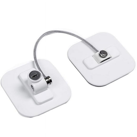 Fridge Lock,Refrigerator Locks,Freezer Lock with Key for Child ,Locks to Lock Fridge and Cabinets-1Pack