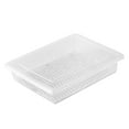 thumbnail image 1 of Fridge Removable Drain Tray Food Storage Container With Drain Tray Keep, Fresh-keeping Box Vegetable Boxes With Cover Food Preparation Holder, 1 of 4