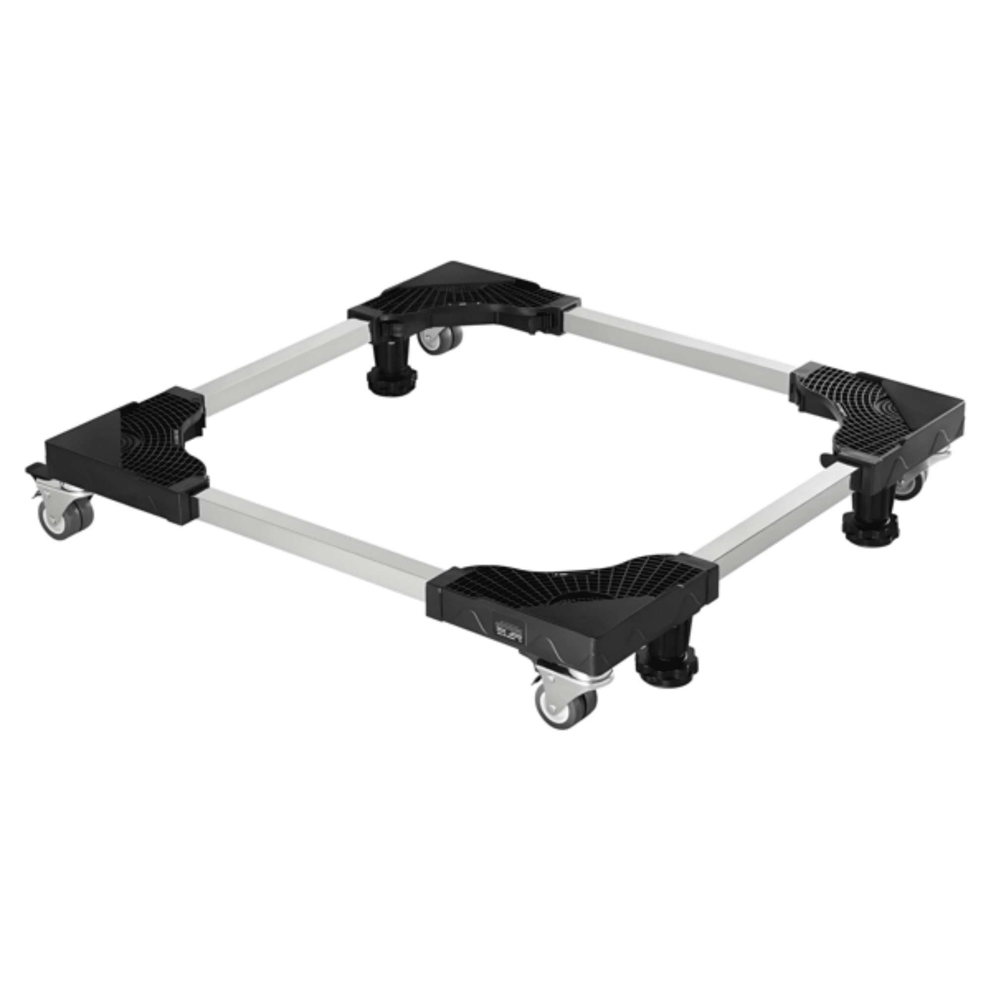 Fridge Stand Mobile Base, 27.5-35.4" Expandable Mobile Base with 8 Locking Twin Wheels & 4 Brakes, 1100 lbs Load Capacity, for Washer, Refrigerator & Dryer