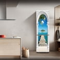 thumbnail image 1 of Fridge Stickers Refrigerator Cover Door Landscape Plant Sea Vinyl Self Adhesive Kitchen Furniture Decor Wrap Freezer Sticker DIY, 1 of 5