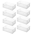 thumbnail image 1 of Fridge Storage Organizer, Stackable Storage Organizer - Clear Free Organizer for Refrigerator, Freezer and Kitchen, 1 of 8