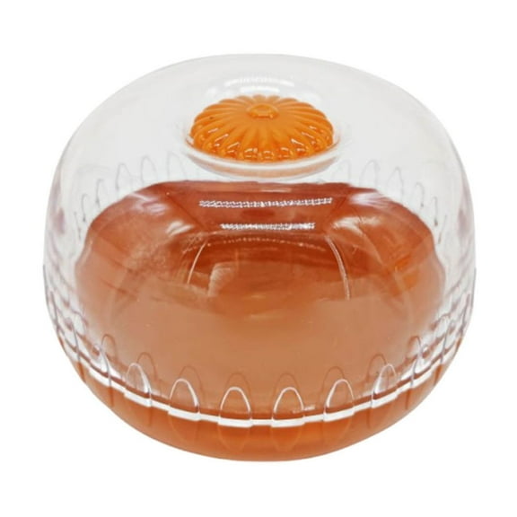 Fridge Storage Vegetable Containers with Lid - Onion Avocado Lemon Keeper, Reusable Produce Saver for Tomatoes, Fruit Preservation Box with Airtight Seal - Transparent, Space-Saving Organizer