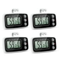 thumbnail image 1 of Fridge Thermometer, AMIR Digital Refrigerator Thermometer Freezer Thermometer Humidity Gauge Wireless Indoor Thermometer for Refrigerator Home Office - 4 Packs, 1 of 11
