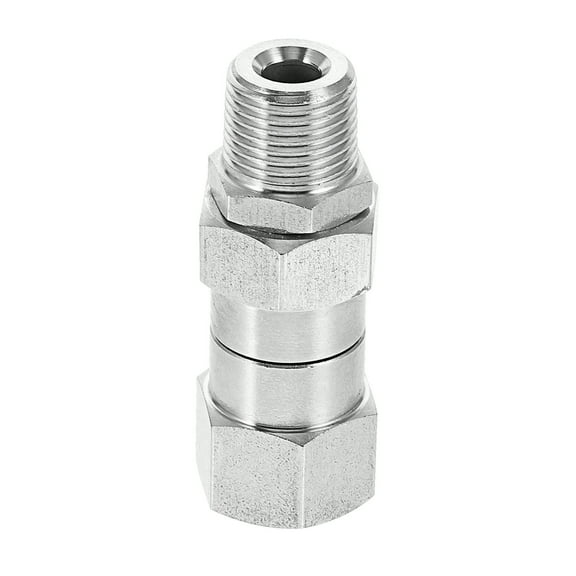 Stainless Steel Refrigerator Water Line Adapter Tube Connector with Male and Female Fittings for Fridge