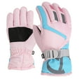 thumbnail image 1 of Fridja 10-15 Years Old Kids Winter Gloves Waterproof Snow Ski Gloves Warm Gloves Windproof for Cold Weather Girls Boys Children Pink, 1 of 9