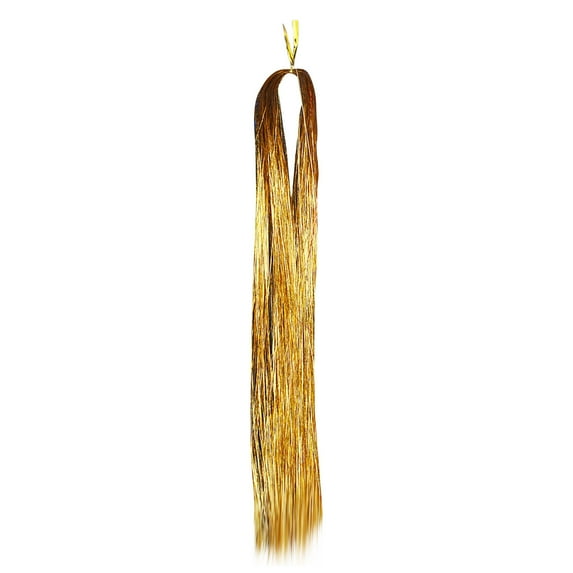 Fridja 16 Colors Super Flash Hair Colorful Silk Hair Extension Gold Silk Bing Hair