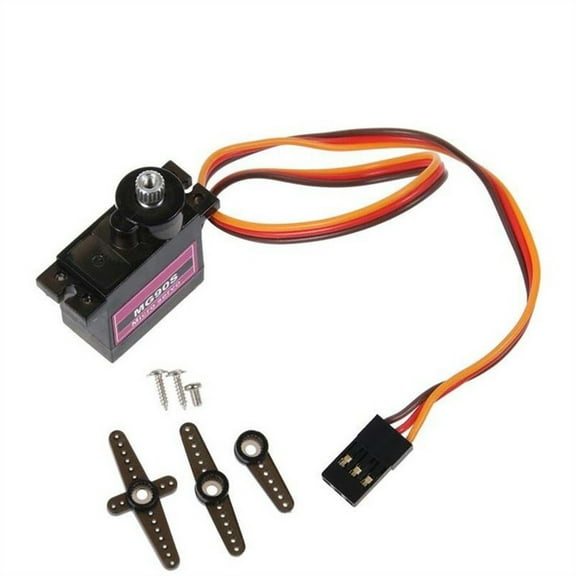 Fridja 1PC MG90S Micro Metal Gear 9g Servo for RC Plane Helicopter Boat Car 360