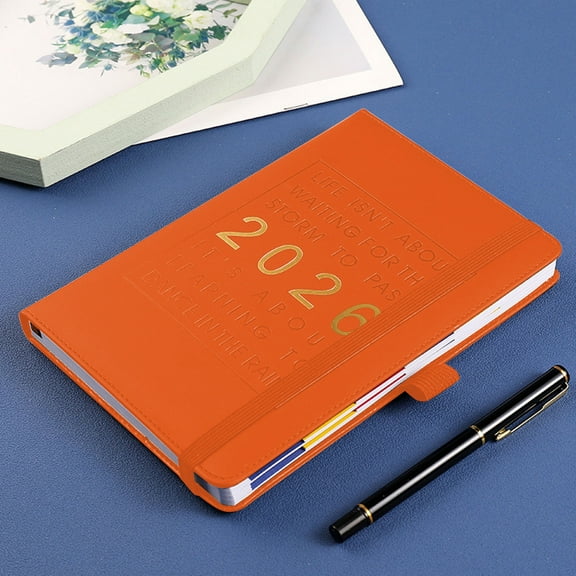 Fridja 2026 Daily Planner for Professional Scheduling and Goal Tracking Premium Dated Organizer with Monthly Weekly Pages Perfect for Work and Personal Projects